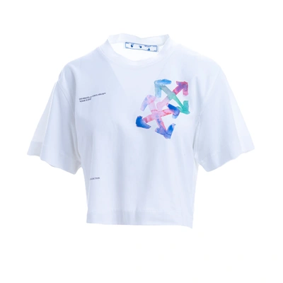 Shop Off-white T-shirt In White - Multicolor