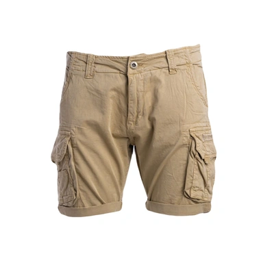 Shop Alpha Industries Shorts In Sand