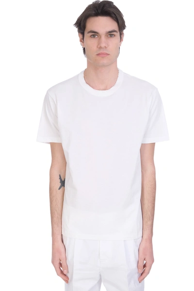Shop Mauro Grifoni T-shirt In White Cotton
