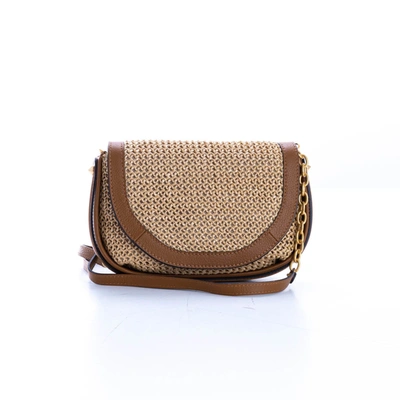 Shop Gianni Chiarini Diana Straw Bag In Leather