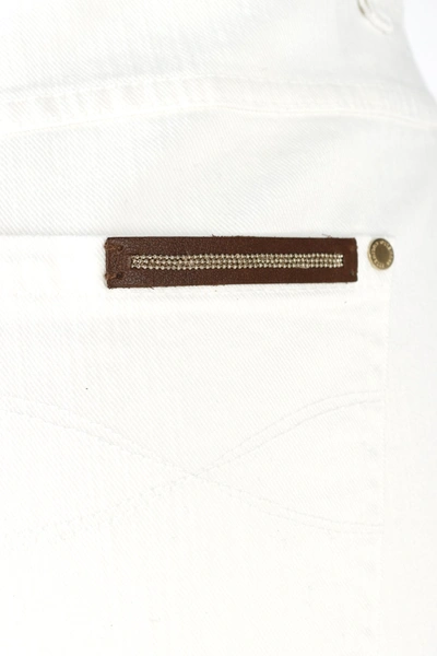 Shop Brunello Cucinelli Jeans White