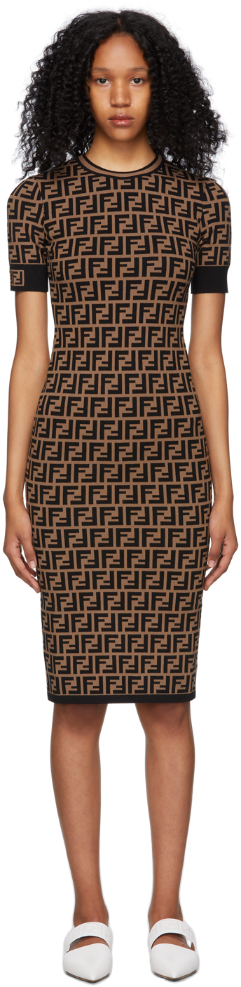 fendi logo dress