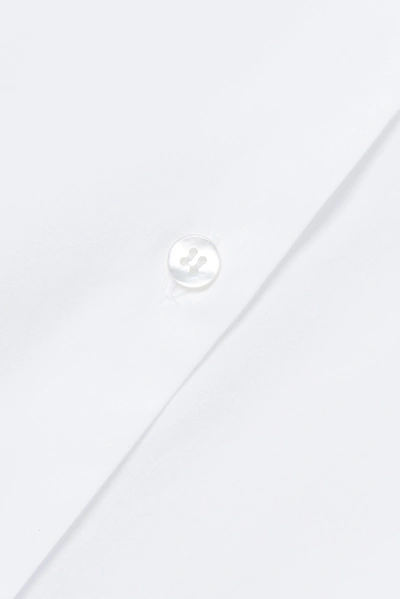 The Row Luka Oversized Cotton-poplin Shirt In White