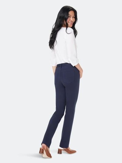 Shop Nydj Sheri Slim Pants In Blue