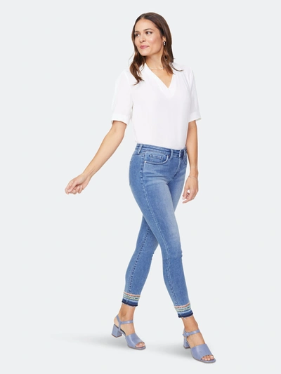 Shop Nydj Ami Skinny Ankle Jeans In Blue