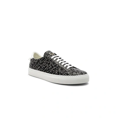 Shop Givenchy Signature Print Sneakers In Multi