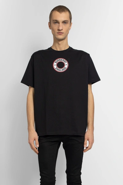 Shop Burberry T Shirts In Black