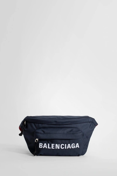Shop Balenciaga Fanny Packs In Navy Red