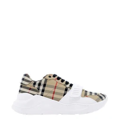 Shop Burberry Vintage Check Lace In Multi