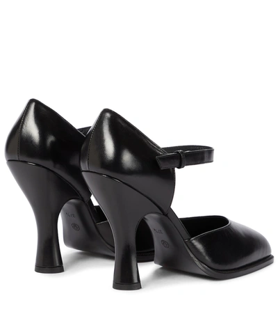 Shop The Row Mary Jane Leather Pumps In Black