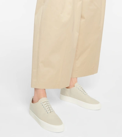 Shop The Row Marie H Canvas Sneakers In Beige