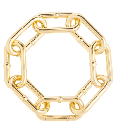 Shop Bottega Veneta Chains Gold-plated Bracelet In Yellow Gold