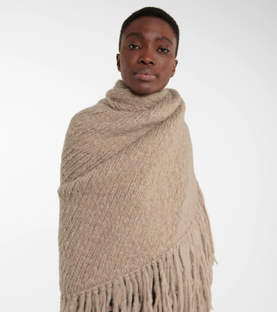 Gabriela Hearst Lauren Cashmere Scarf In Beige