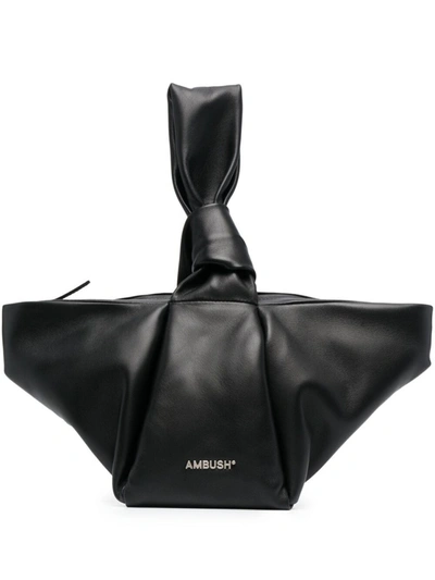 Shop Ambush Loop Folding Tote Bag In Black