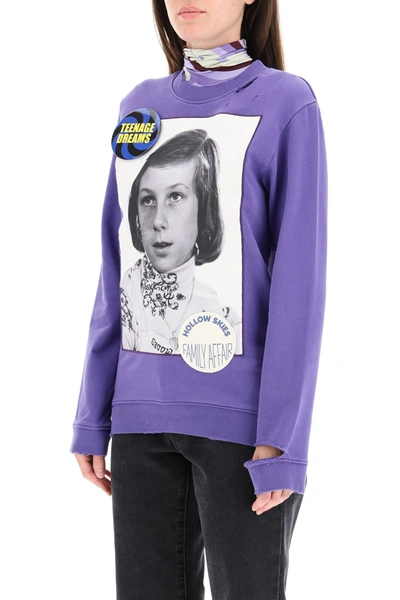 Raf Simons Photograph Print Sweatshirt In Mixed Colours