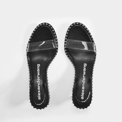 Shop Alexander Wang Nova Low Sandals In Black