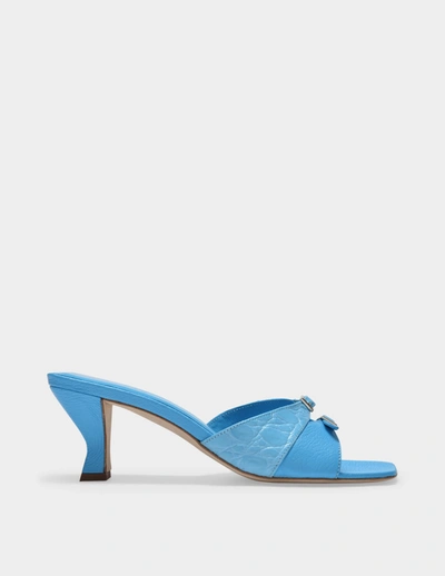 Shop By Far Noor Sandals In Blue