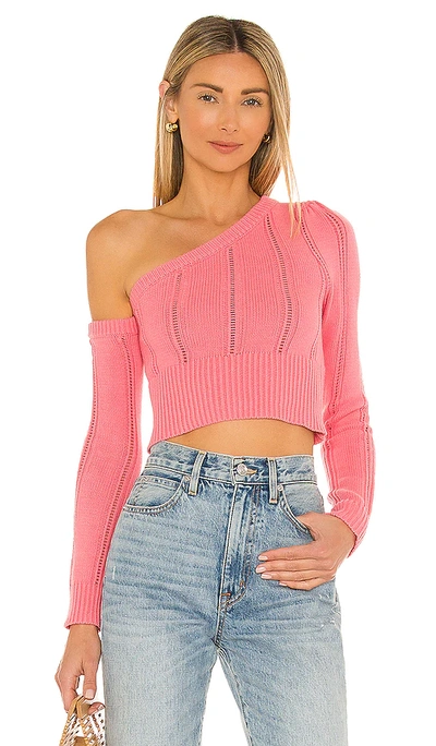 Shop Majorelle Landau Sweater In Rose