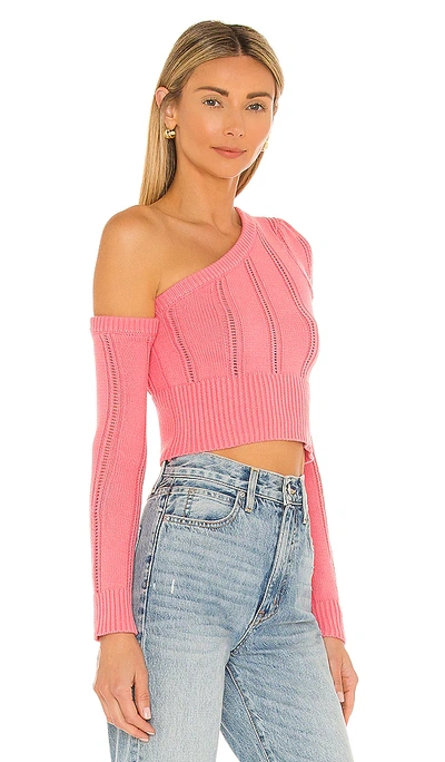 Shop Majorelle Landau Sweater In Rose