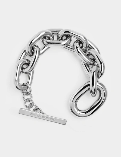 Shop Paco Rabanne Xl Link Brac Bracelet -  - Silver - Metal
