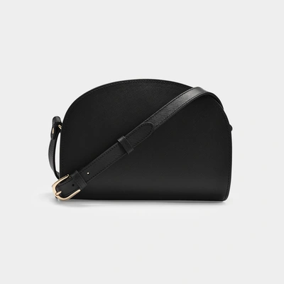 Shop Apc Demi-lune Bag In Black