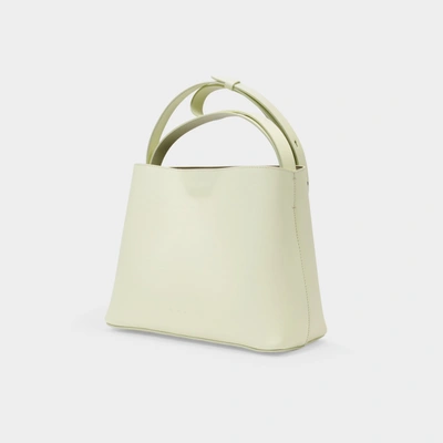 Shop Aesther Ekme Mini Handbag In Yellow