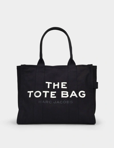Marc Jacobs (the) Shopper Traveler Aus Schwarzer Baumwolle In Black