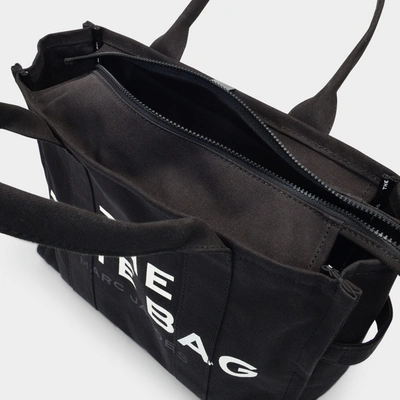 Shop Marc Jacobs (the) The Large Tote Bag - Marc Jacobs -  Black - Cotton