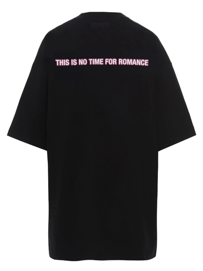 Shop Vetements Women's Black Cotton T-shirt