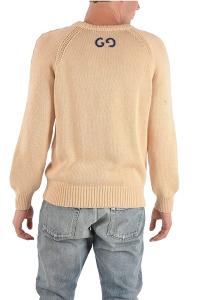 Shop Gucci Beige Sweater