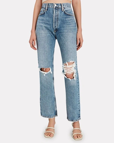 Shop Agolde 90s Pinch Waist Jeans In Backdrop