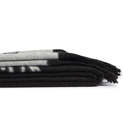 Versace Greca Key And Medusa Blanket In Black