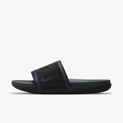 Shop Nike Men's Offcourt (nfl Houston Texans) Slides In Black