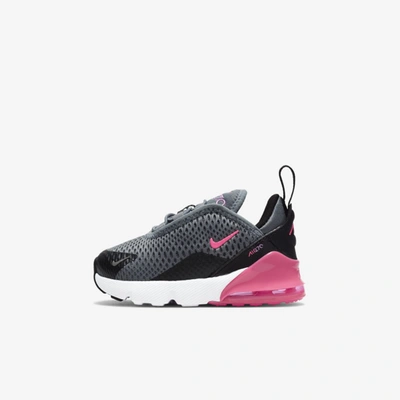 Nike Air Max 270 Baby/toddler Shoes In Smoke Grey/hyper Pink/black/white |  ModeSens