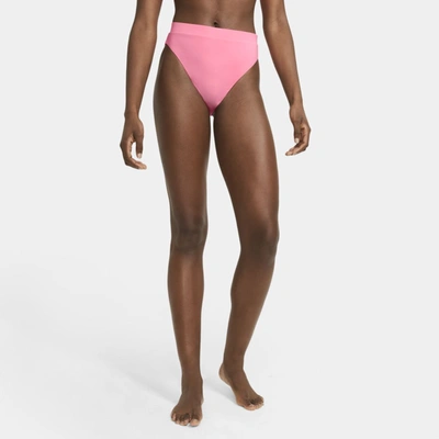 Shop Nike Women's Essential High-waist Swim Bottom In Pink