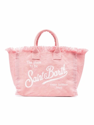 Shop Mc2 Saint Barth Colette Cotton Tote Bag In Pink
