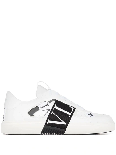 Shop Valentino Vl7n Low-top Sneakers In Weiss