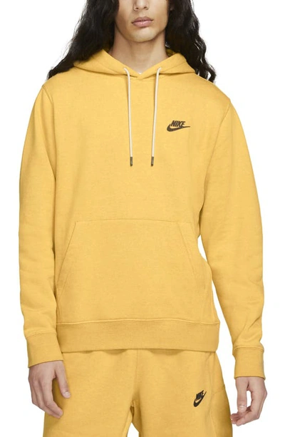 Shop Nike Sportswear Pullover Hoodie In Solar Flare/ Dk Smoke Grey