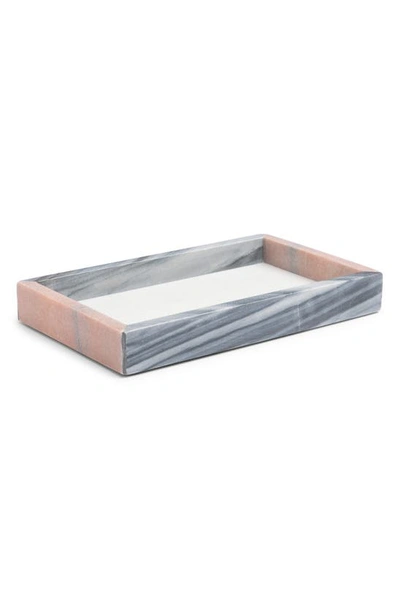 Shop Kassatex Tripoli Marble Vanity Tray In Multi