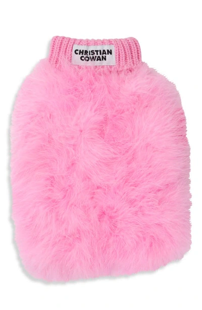 Shop Max-bone Christian Cowan Fluffy Dog Sweater In Pink
