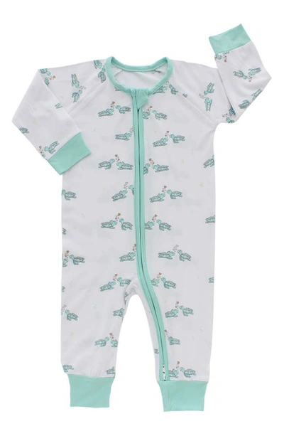 Shop Coco Moon Honu Turtles Romper In Green