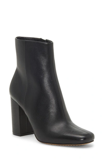Shop Vince Camuto Dannia Bootie In Black Leather