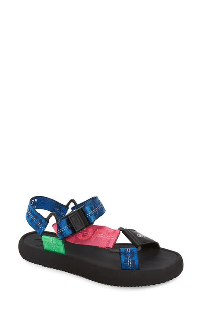 Shop Off-white Micro Trek Sandal In Mulitcolor No Color