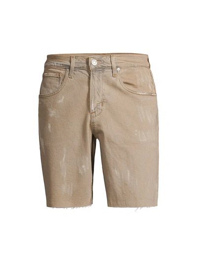 Shop Hudson Kirk Cutoff Denim Shorts In Scraped Paint