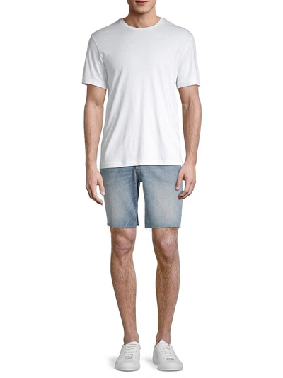 Shop Hudson Kirk Cutoff Denim Shorts In Scraped Paint