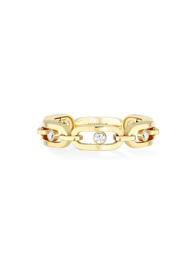 Shop Messika Women's Move Uno 18k Yellow Gold & Diamond Ring