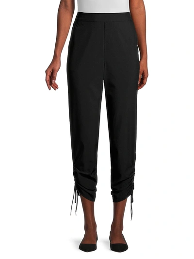 Shop Kobi Halperin Randi Drawstring Pants In Black