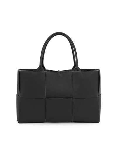 Shop Bottega Veneta Women's Medium Arco Tote In Black