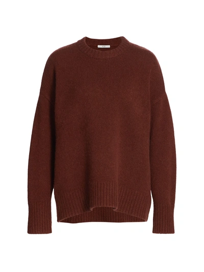 Shop Co Oversized Cashmere Sweater In Currant