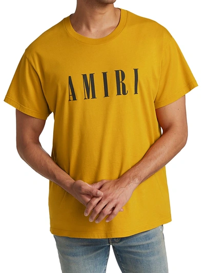 Amiri Logo-print Cotton T-shirt In Black
